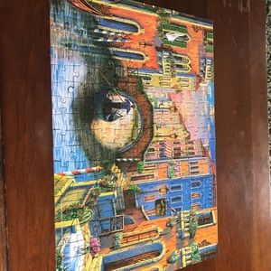 Canal scene 200 piece puzzle